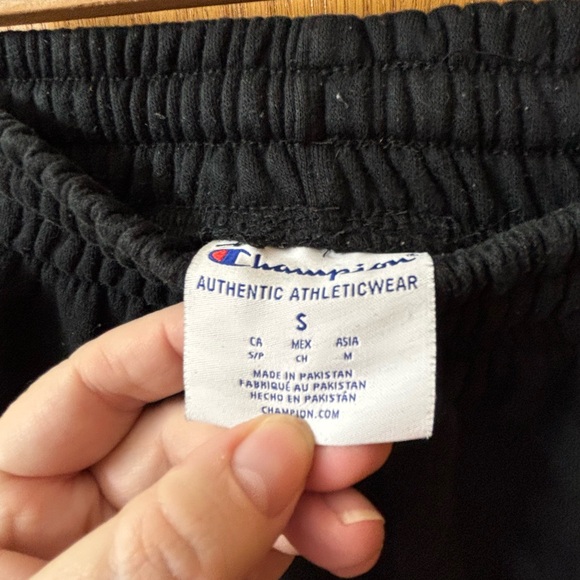 Champion Black Joggers with Logo - Picture 3 of 7